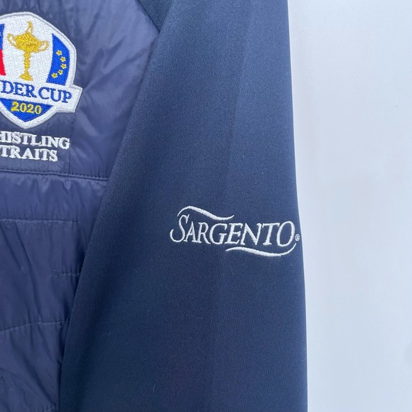 Navy Blue Sunice Full Zip Golf Jacket XL Ryder Cup 2020 Whistling Straits - Picture 3 of 6
